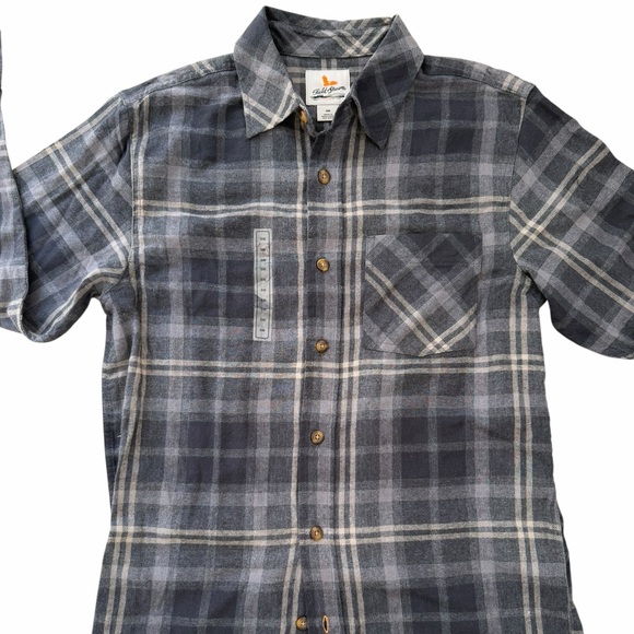 Field & Stream Other - Field & Stream Men’s Gray Classic Lightweight Flannel Shirt Soft Size Small